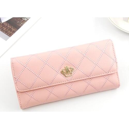 Luxury Brand Women Wallets Long Zipper Coin Purses Fashion Hasp Thread Wallet Design Clutch Female Money Bag Credit Card Holder