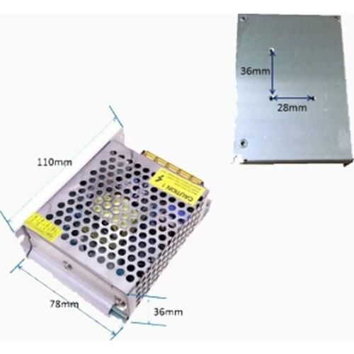 Aluminum shell switching power supply PLC domestic power supply accessories 24V1A2A3A