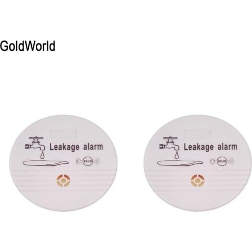 2PCS ABS Wireless Water Leak Detector Water Sensor Alarm Leak Alarm Home Security