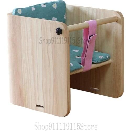 Childrens Dining Chair Solid Wood Multifunctional Portable Baby Eating Chair Learning To Sit At Home