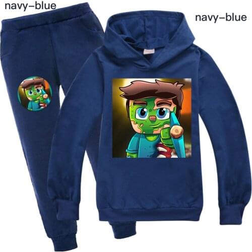 Kids Spring Autumn Jack Sports Tracksuit Children Christmas Clothes Set Boys Girls Hooded Tshirt Trousers Teen Pullover Outfits