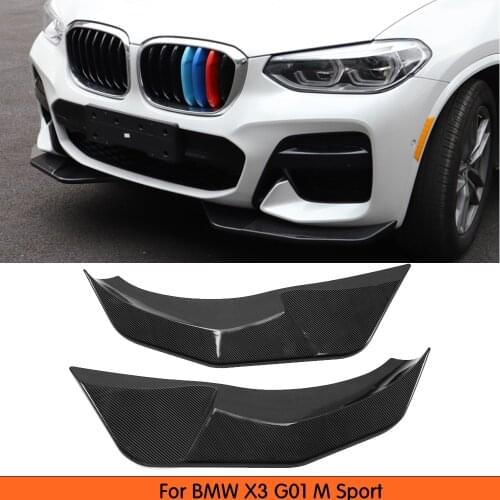 For 2018 2019 BMW X3 G01 X4 G02 Car Front Lip Chin Bumper Body Kits Deflector Spoiler Splitter Diffuser Front Skirt