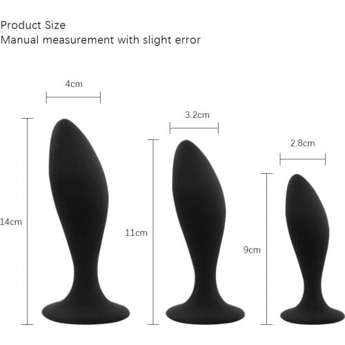 EXVOID Intimate Goods Silicone Anal Plug Smooth Anus Dilator Butt Plug G Spot Massager Anal Beads Sex Toys for Women