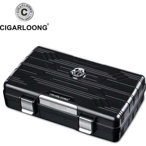 Hot sale Cigar humidor Super Light Gadget Travel Portable Cigar box Humidor Gift Box CH-3001