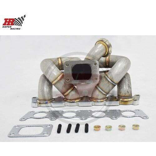 HAPER RACING 48mm OD SS321 3mm Steam Pipe Turbo Manifold For A4 1.8L J etta Go lf FWD 1999-2004