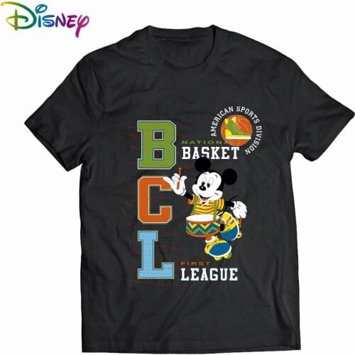 Mickey Mouse Disney Mens Woman T-shirts cotton graphic t shirts Summer Short sleeve tee anime tshirt womens t-shirt 2021 Tops