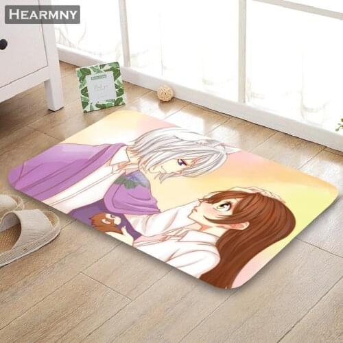 Custom Kamisama Kiss Doormat Floor/Bath/Kitchen/Beach Mat Flannel Sponge Fabric 3D Printed Shaggy Decoration For Bedroom