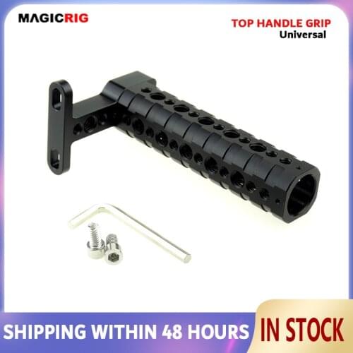 MAGICRIG Top Handle Cheese Non-slip Handle Grip with Cold Shoe Base For DSLR Camera Cage -Y304