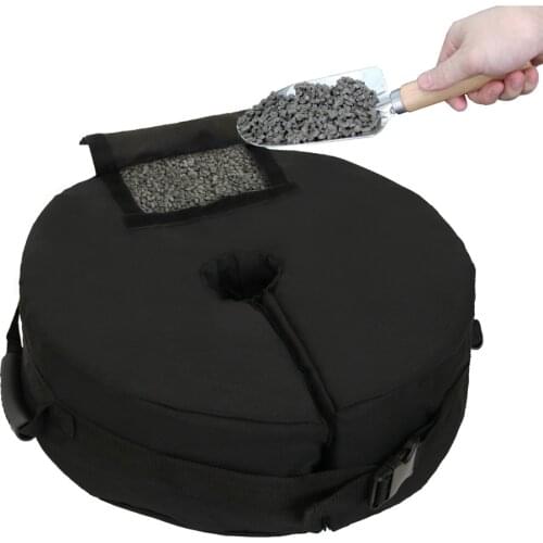 Sandbag for Umbrella Base Patio Beach Tent Canopy Weight Bag Gravity Base Bag Round Sandbags for Outdoor Sunshade Parasol
