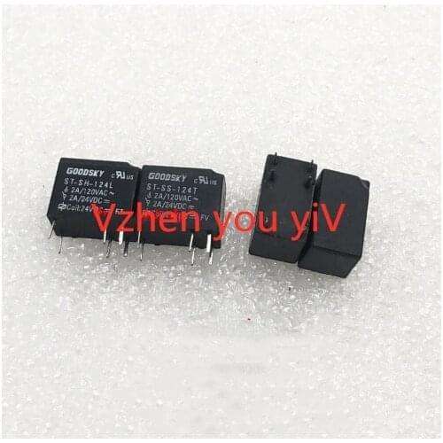 10pcs/lot power original Relay ST-SH-112L ST-SH-124L ST-SH-105L ST-SH-109L ST-SH-103L 15VDC 9VDC 3VDC 24VDC 6-pin 2A