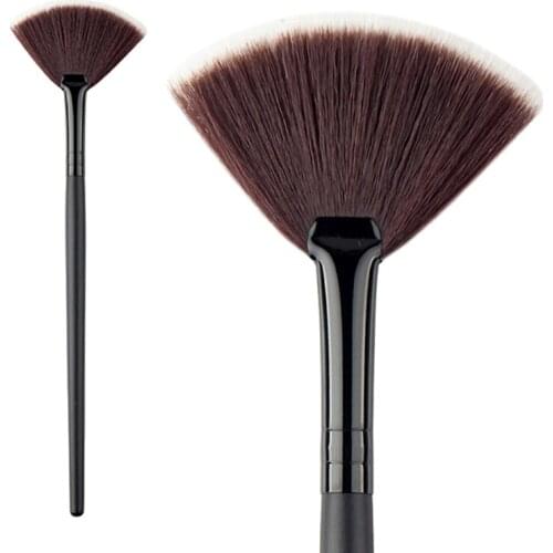 Slim Fan Shape Powder Concealor Blending Finishing Highlighter Highlighting Makeup Brush Nail Art Brush Makeup Tool