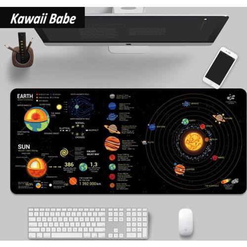 Universe Starry Sky Laptop Gamer Rubber Mouse Mat Cute Mouse Pad Desk Mats 30*80cm Large MousePad Gaming Mousepad Cup Mat