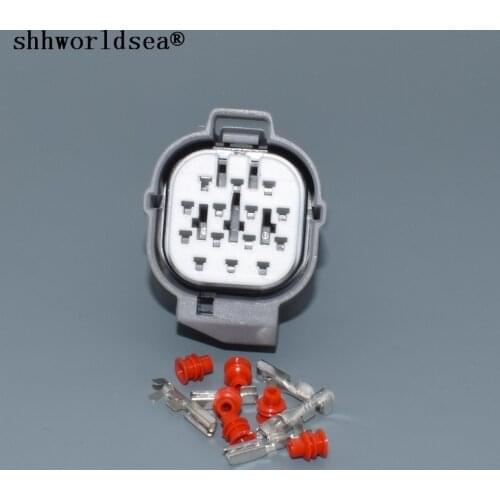 Worldgolden 14P 14 hole 2.2mm wiring harness plug car connector connector