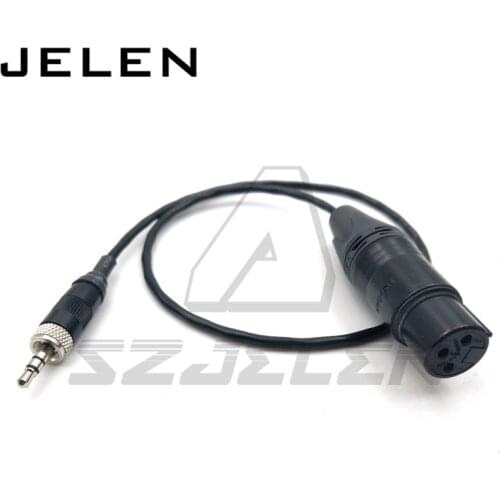 Sound equipment recording conversion line, 3.5 audio plugs to XLR 3 pin female for Sony D11 audio cable 50cm