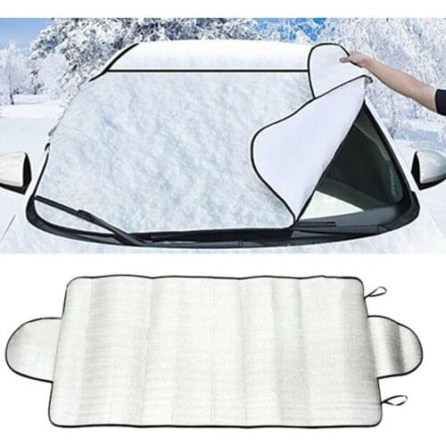 150cm x 70cmCar Windshield Sunshade ProtectorSnow Cover Winter Ice Frost Guard