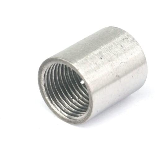 2pcs 1/2" BSP Female 304 Stainless Steel Round Nut Rod Pipe Fitting Connector Adapter Max Pressure 2.5 Mpa