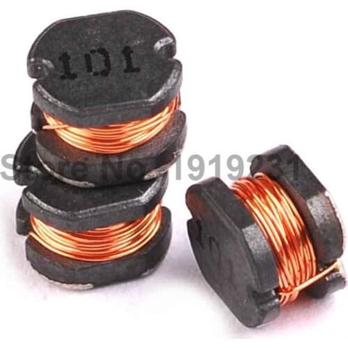 200PCS CD54 5*5*4mm 100UH SMD unshielded power inductors