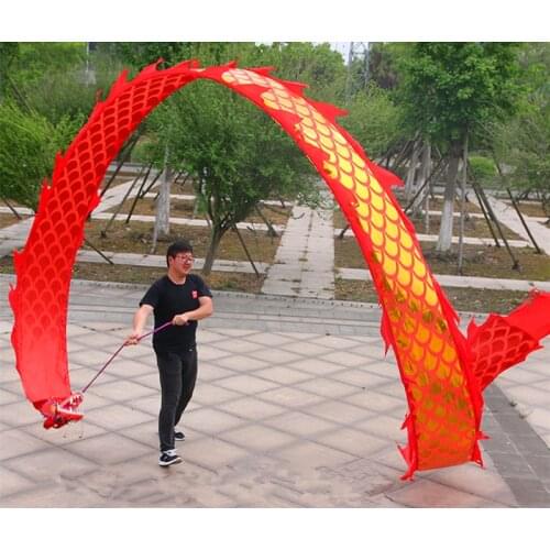 8M Fitness Square Dragon Dance Ribbon Drama Performance Adult Outdoor Sports Entertainment Props Outdoor Kids Toys