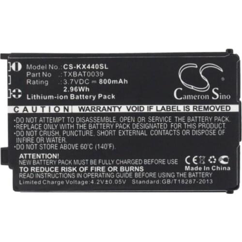 Cameron Sino 800mAh battery for KYOCERA KX1 KX1i KX440 KX444 KX9 Milan Soho TXBAT10039 Mobile, SmartPhone Battery