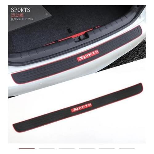 Car General purpose silicone Rear Door Bumper Protector sill for Changan CS35 CS15 CS55 CS75 CS95 CS75PLUS Car styling