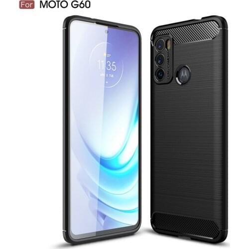 For Motorola Moto G60 Case Slim Rugged Hybrid Armor Shockproof Hybrid Soft Rubber Silicone Phone Cases Cover Case