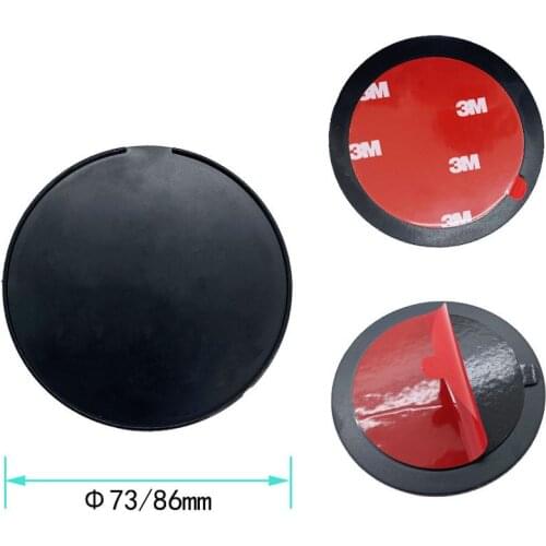 73 / 86mm phone holder stand Suction Cup Mount Base 3m Adhesive Pad Bracket Base for cellphone Tablet DVR GPS Disc Sticker