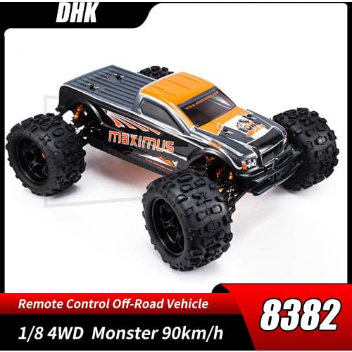 DHK 8382 1/8 Maximus Monster Truck RC Remote Control Model Car 1/10 Electric Racing 4WD Buggy Off-road Vehicle Adult Boy Gifts