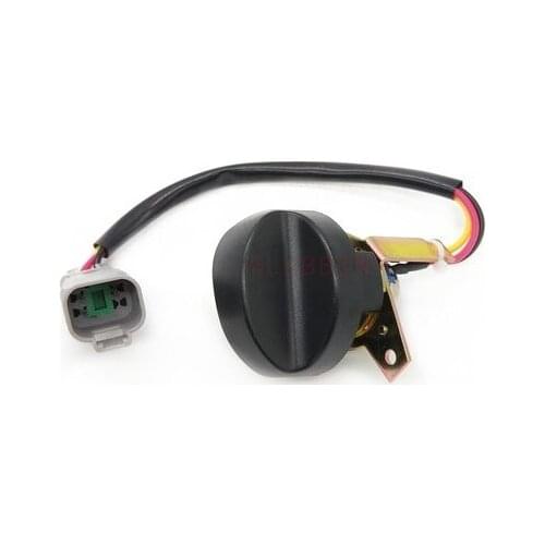 For YUCHA 85/135/230 Throttle knob Throttle switch Electronic throttle gear switch excavator accessories