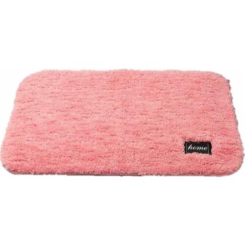 Home Bath Mat Non-slip Absorbent Bathroom Carpet Soft Coral Fleece Memory Foam Rug Kitchen Toilet Floor Decor Washable 5 Colors