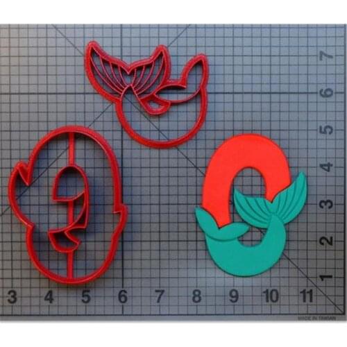 Cookie Moulds Cookie Cutter Pastry Mold Patisserie Christmas Pastry Mold Cake Decorating Tools Kitchenware Mermaid Number 0