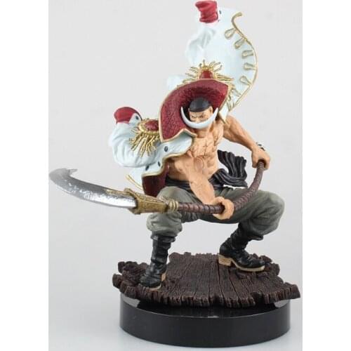 Classic anime one piece white beard pirate Edward Newgate action figure boxed toy doll ornaments childrens gifts collectibles