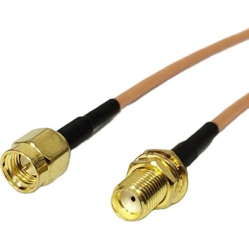 10PCS New RG316 coaxial Cable SMA Male To SMA Female Jack Connector Cable Adapter Pigtail 15CM/30CM/50CM Adapter wholesale
