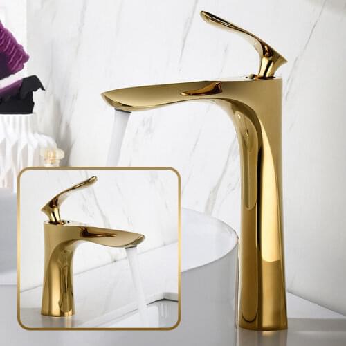 Nozzle For Faucet All Copper Basin Hot And Cold Water Tap Nozzle Bathroom Kitchen Faucet Nordic Gold Silver Sink Faucet Fitting