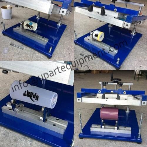Tabletop cilynder screen printer for cup/bottle/pen/tube/silicon wristband/mug