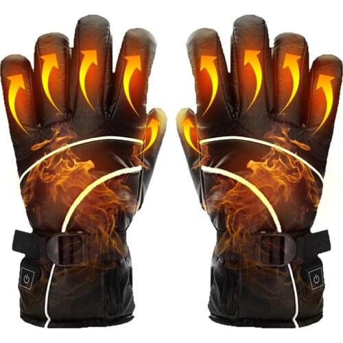 Heating Gloves Lithium Battery Charging Electric Heated Hand Warmer for Winter 4000mAh three-speed adjustable temperature Gloves