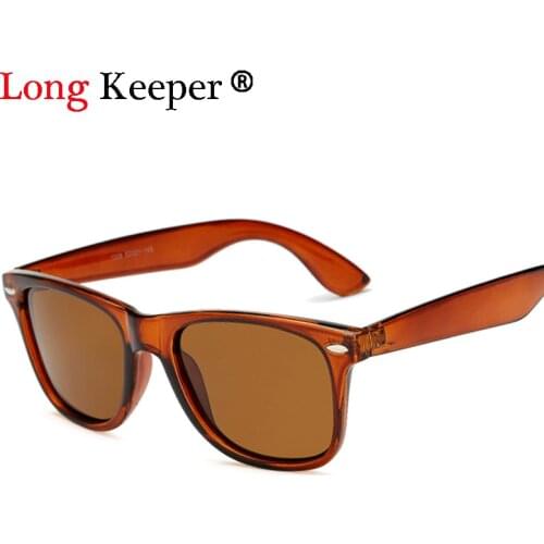 Long Keeper Brand Mens Polarized Sunglasses Women Square Mirror Sun Glasses Male Driving Classic Unisex gafas Gafas UV400