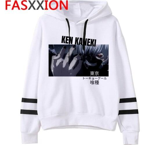 Tokyo Ghoul Kaneki Ken hoodies men Ulzzang graphic men hoody anime Korea