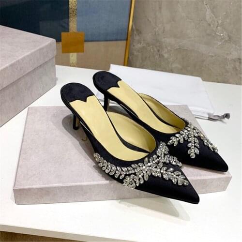 2021 New Fashion Womens Pumps Plus Size 33-42 Genuine Leather Shoes Luxury Brand Designer Pumps Hot Sell Pointed Toe High Heels