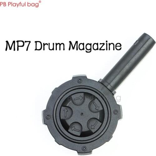 Outdoor fun toys MP7 nylon elastic drum large capacity elastic drum magazine water elastic gun toy original accessories id03