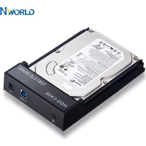 USB 3.0 to SATA III 2.5 Inch 3.5 Inch Hard Drive Enclosure SSD HDD Case External Hard Disk Case HDD Box Storage For PC Laptop