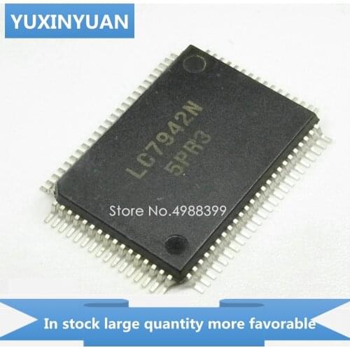 YUXINYUAN 1PCS LC7942N LC7942 7942N 7942 QFP80 in stock