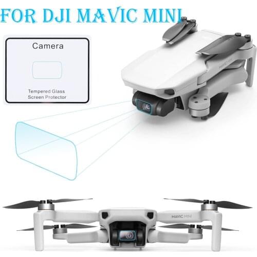 2Pcs 9H Anti-Scratch Tempered Glass Lens Protective Film For DJI Mavic Mini/Mavic Air 2 Drone Screen Protector Camera Accessory