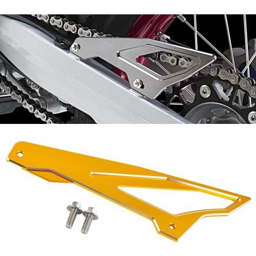 Motorcycle Anodized Rear Chain Guard Cover Protector For Suzuki DRZ125 DRZ400S DRZ400SM All years