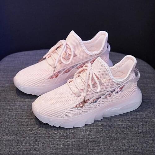 New Women Sneakers Woman Running Shoes Female Vulcanized Womens Casual Flats Breathable Walking Shoes Ladies Summer Plus Size