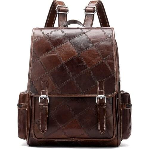 Women Backpack Female Genuine Leather Backpacks for Girls teenagers Schoolbag Large Capacity travel Backpack ladies shoulder bag