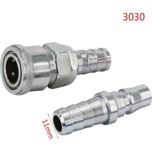 1Pair Pneumatic Air Line Hose Compressor Quick Release Coupler 2020/3030/4040 M7DA