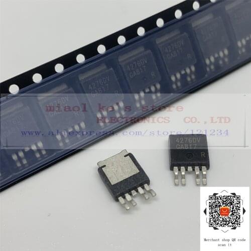 [ 10pcs ]100%Original: TLE4276DV50 TLE4276DV5 4276DV5 4276DV - IC REG LINEAR 5V 400MA 54dB(100Hz) P-TO252-5