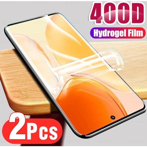 2Pcs HD Full Cover Soft Hydrogel Film For VIVO X70 Phone Screen Protection For VI VO X 70 VIVOX70 2021 Protector Film Not Glass