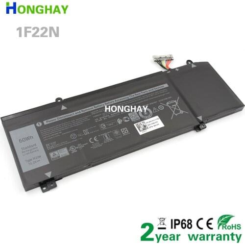 Honghay 1F22N Laptop Battery for DELL ALIENWARE 2018 orion M15ALW15M,M17 ALW17M-D2758S,G5 15 5590,G7 7590 P82F,7790 P37E P79F