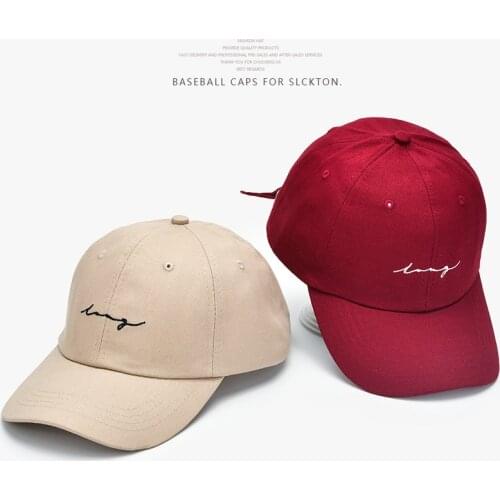 SLECKTON Cotton Baseball Cap for Women and Men Fashion Embroidery Hat Summer Sun Caps Casual Hip Hop Snapback Hat Unisex